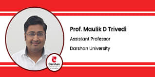Darshan University, Rajkot, Assistant Professor: Prof. Maulik D Trivedi Interview